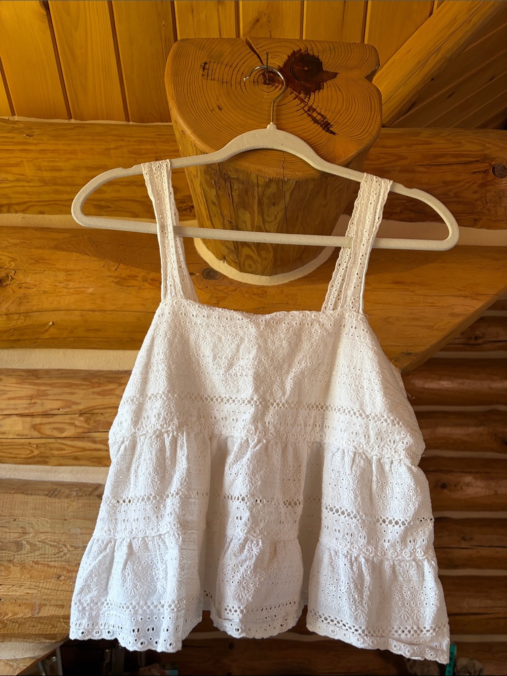 Aeropostale Baby Doll Top - white